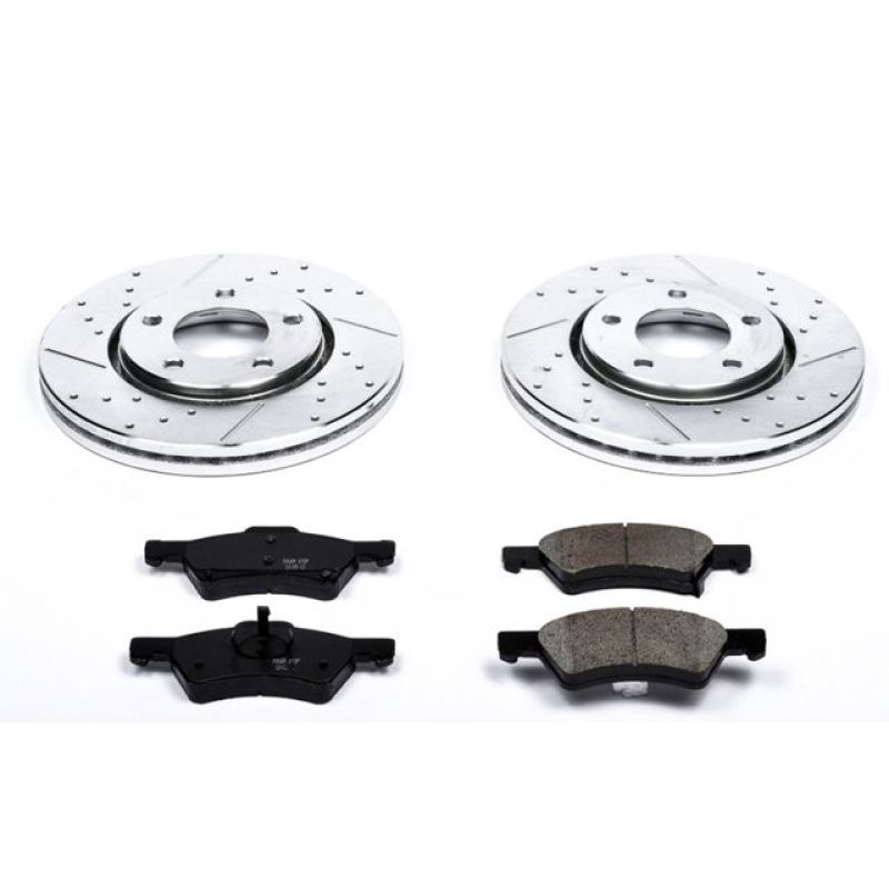 PSB Z23 Evolution Kit - Power Stop 03-04 Dodge Caravan Front Z23 Evolution Sport Brake Kit