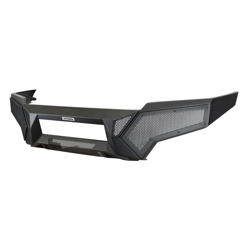 GOR Element Bumper - Go Rhino 16-21 Toyota Tacoma Element Front Bumper with Fixed Light Bar Mount Textured Black