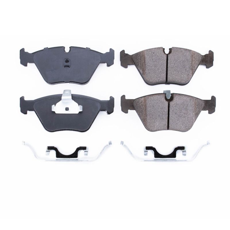 PSB Z17 Evolution Brake Pads - Power Stop 01-05 BMW 525i Front Z17 Evolution Ceramic Brake Pads w/Hardware