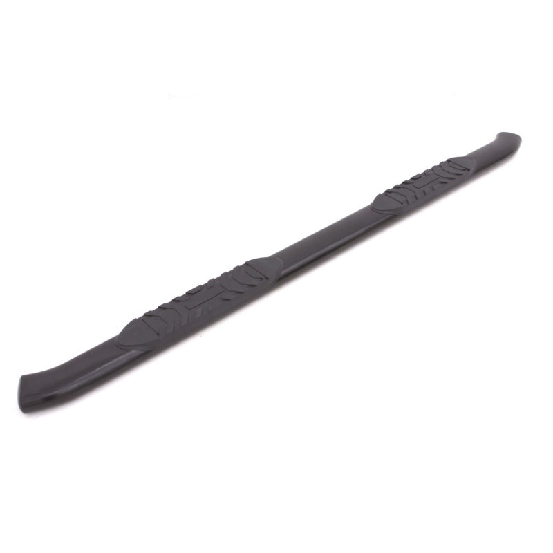 LND Nerf Bars - Black - Lund 99-17 Chevy Silverado 1500 Std. Cab (Body Mount) 5in. Oval Curved Steel Nerf Bars - Black