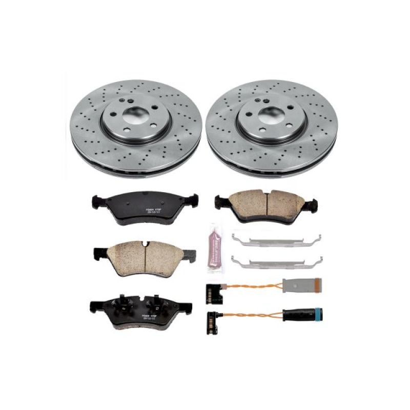 PSB Autospecialty Kit - Power Stop 2006 Mercedes-Benz E500 Front Autospecialty Brake Kit