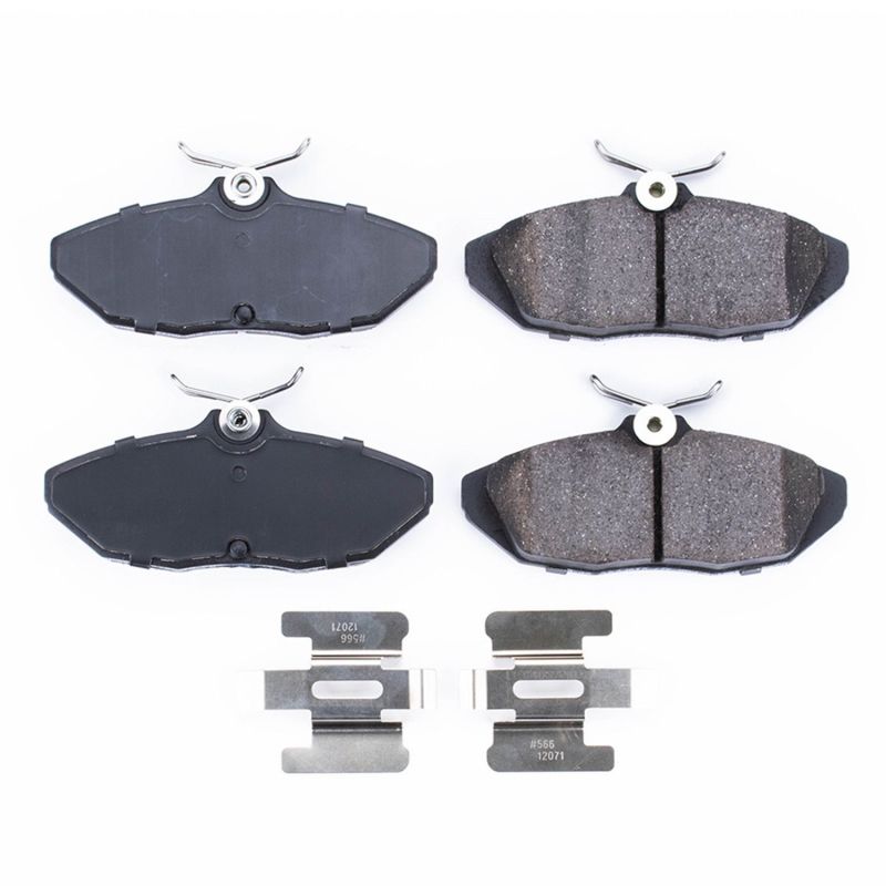 PSB Z17 Evolution Brake Pads - Power Stop 01-02 Dodge Viper Rear Z17 Evolution Ceramic Brake Pads w/Hardware