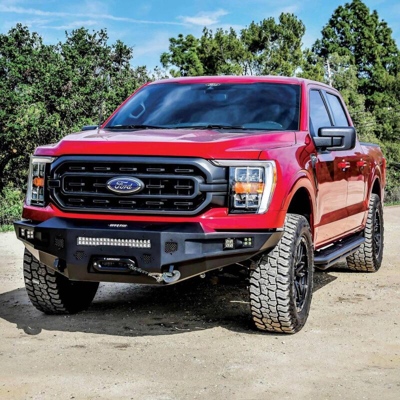 WES Pro-Series Bumpers - Westin 21-23 Ford F-150 (Excl. 2022+ Lightning EV) Pro-Series Front Bumper - Tex. Blk