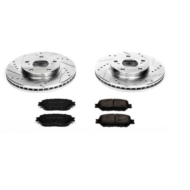 PSB Z23 Evolution Kit - Power Stop 02-06 Toyota Camry Front Z23 Evolution Sport Brake Kit