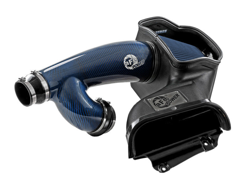 AFE Track Series Intake - aFe 17-24 Ford F-150 Track Series Blue Kevlar Carbon Fiber C/A Intake System w/Black Pro 5R Filter