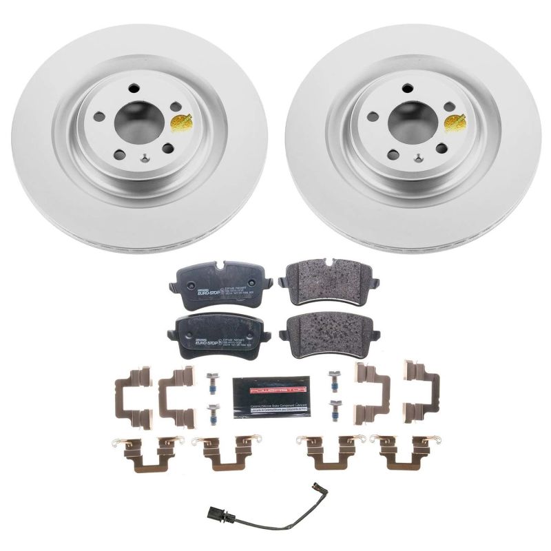 PSB Euro-Stop Kit - Power Stop 16-18 Audi A7 Quattro Rear Euro-Stop Brake Kit