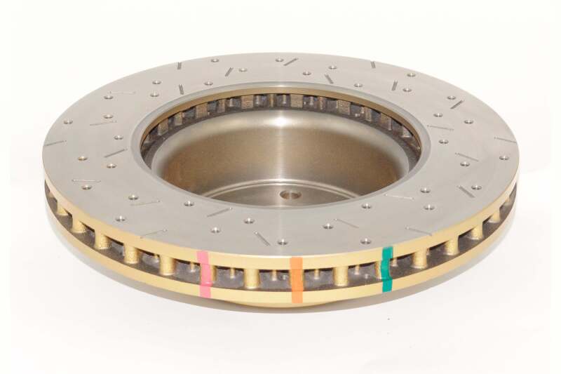 DBA 4000 Slot&Drill Rotors - DBA 05 Pontiac GTO Front Slotted & Drilled 4000 Series Rotor