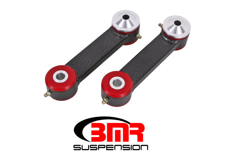 BMR Vertical Links - BMR 15-17 S550 Mustang Rear Lower Control Arms Vertical Link (Polyurethane) - Black Hammertone