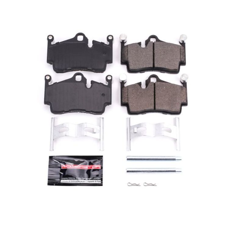 PSB Z23 Evolution Brake Pads - Power Stop 17-18 Porsche 718 Boxster Rear Z23 Evolution Sport Brake Pads w/Hardware