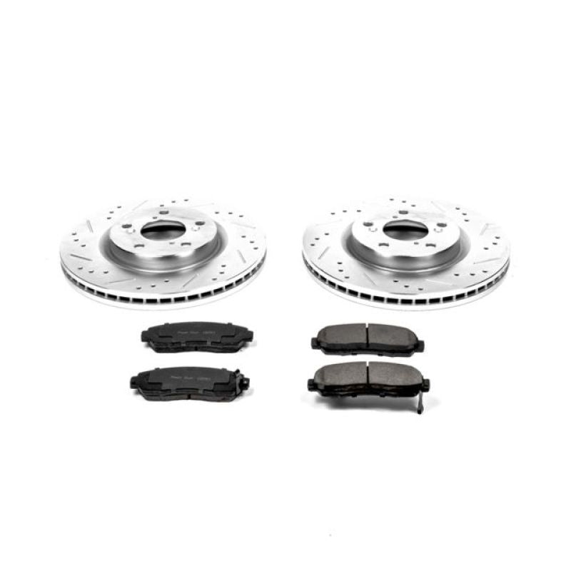 PSB Z23 Evolution Kit - Power Stop 11-14 Honda Odyssey Front Z23 Evolution Sport Brake Kit