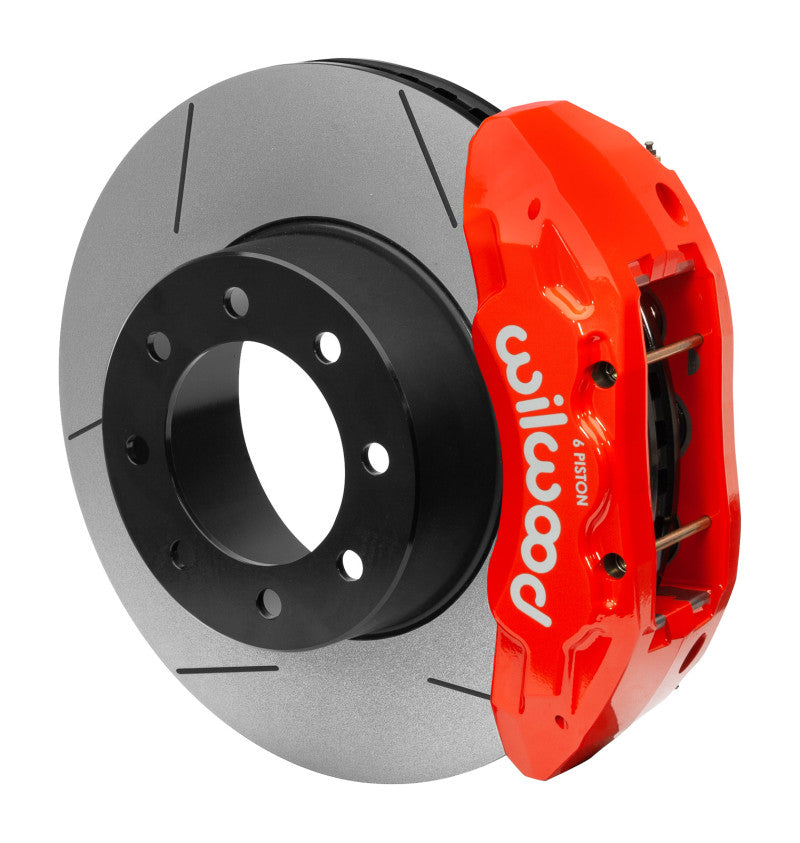 WIL TX6R Brake Kit - Wilwood TX6R Red Rear Kit 16.00in Rotor w/ Lines 14-17 Ram 2500/3500 2WD/4WD