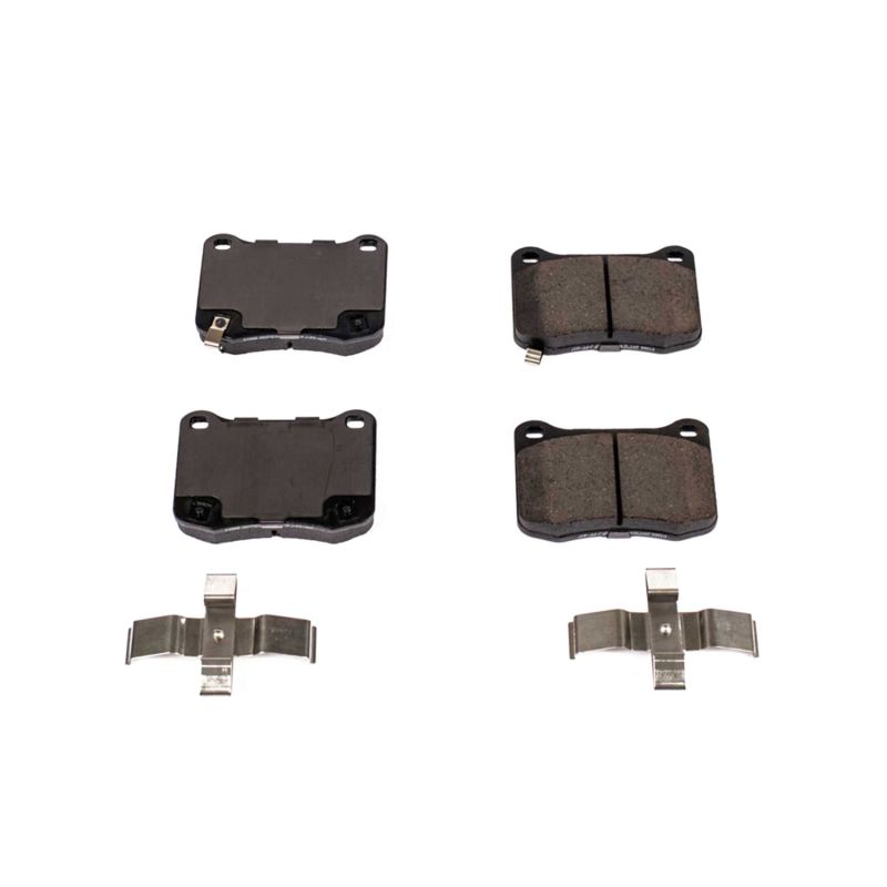 PSB Z17 Evolution Brake Pads - Power Stop 08-14 Lexus IS F Rear Z17 Evolution Ceramic Brake Pads w/Hardware