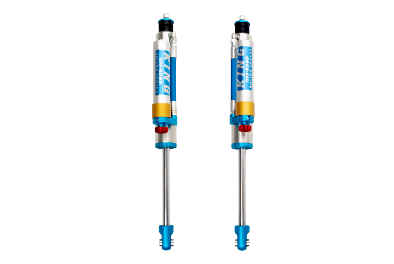KIN 2.5 Shocks - King Shocks 2019+ Ram 1500 4WD Rear 2.5 Dia Piggy Hose Reservoir Shock w/Adjuster (Pair)