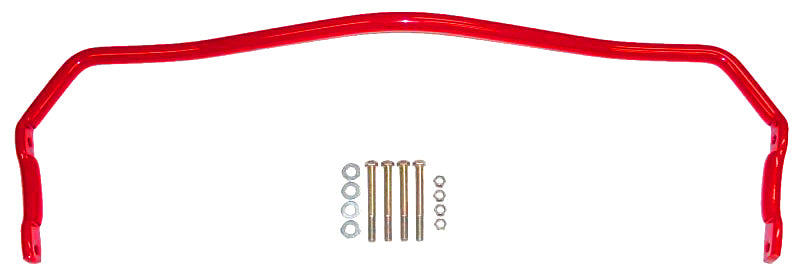 BMR Sway Bar Kits - BMR 64-72 A-Body Rear Solid 1.0in Sway Bar Kit - Red