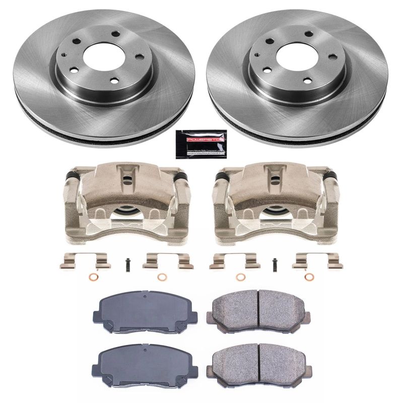 PSB Autospecialty Kit w/Cals - Power Stop 13-15 Mazda CX-5 Front Autospecialty Brake Kit w/Calipers