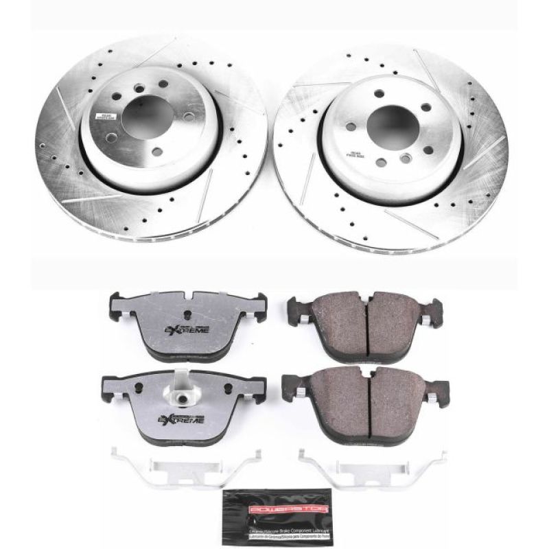 PSB Z26 Street Warrior Kit - Power Stop 08-10 BMW 535i Rear Z26 Street Warrior Brake Kit