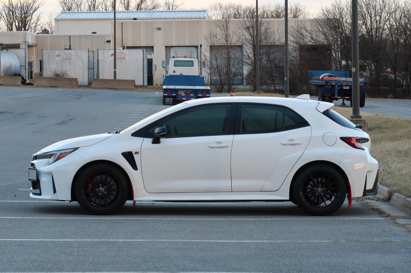 RAL UR Red Flap/Blk Logo - Rally Armor 23-25 Toyota GR Corolla Red UR Mud Flap w/Black Logo