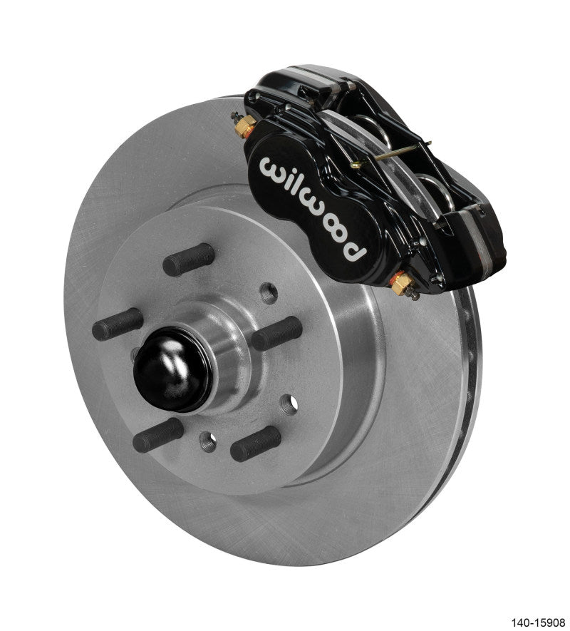 WIL Dynalite Brake Kit - Wilwood Forged Dynalite Pro Front Kit 11.00in One Piece HP Hub and Rotor - Black