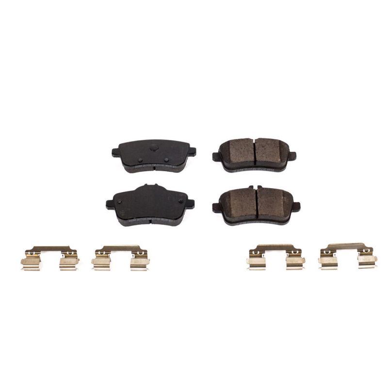 PSB Z17 Evolution Brake Pads - Power Stop 16-19 Mercedes-Benz GLE350 Rear Z17 Evolution Ceramic Brake Pads w/Hardware
