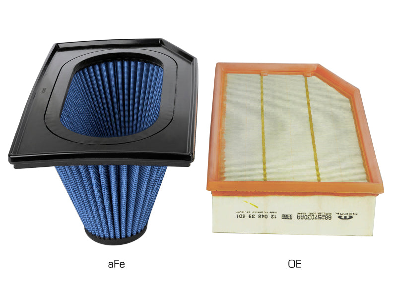AFE Quantum Intakes - aFe Magnum FLOW PRO 5R Inverted Air Filter 18-19 Jeep Wrangler (JL) I4-2.0L(t) / V6-3.6