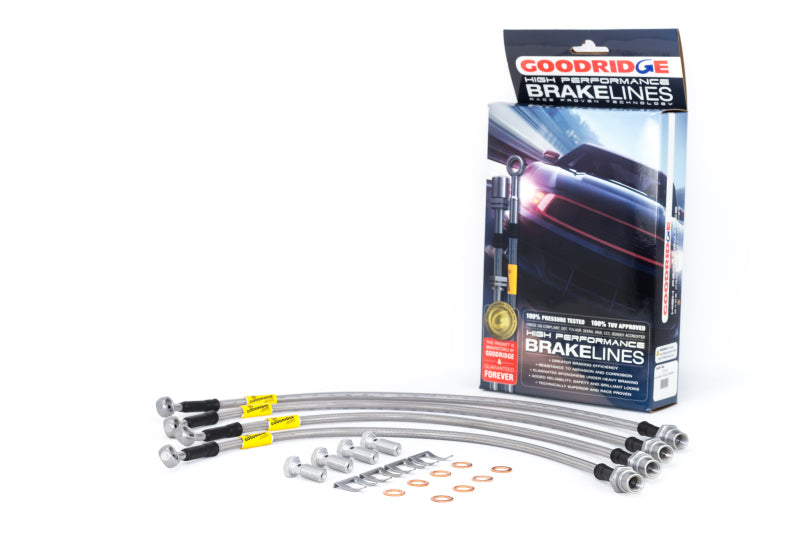GR G-Stop Brake Line Kits - Goodridge 97-04 Chevrolet Corvette Z06 Brake Line Kit
