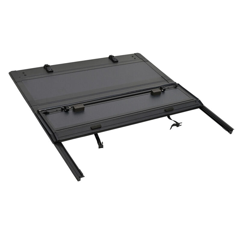 WES Hard Tri-Fold Tonneau Covers - Westin 14-19 Chevrolet/GMC 1500/2500/3500 6ft. 7in. Bed Hard Tri-Fold Tonneau Cover - Black