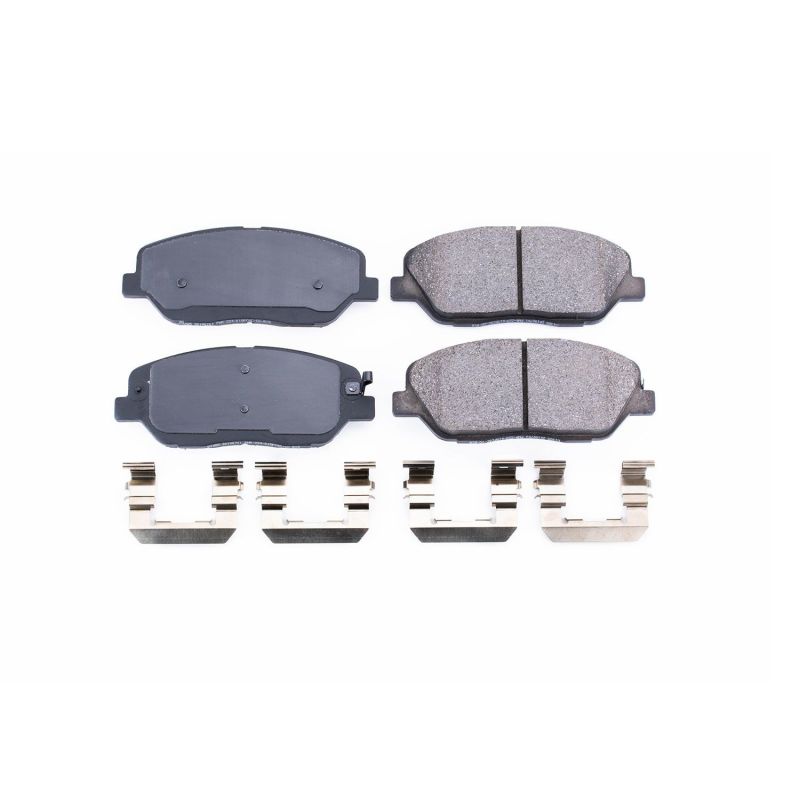 PSB Z17 Evolution Brake Pads - Power Stop 09-11 Kia Borrego Front Z17 Evolution Ceramic Brake Pads w/Hardware