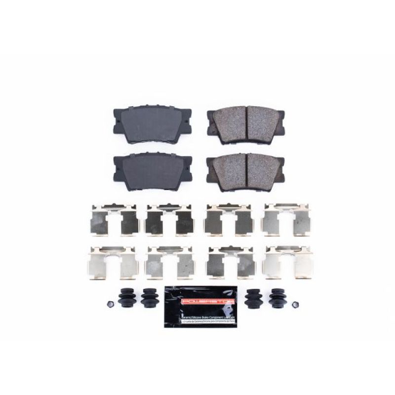 PSB Z23 Evolution Brake Pads - Power Stop 13-18 Lexus ES300h Rear Z23 Evolution Sport Brake Pads w/Hardware