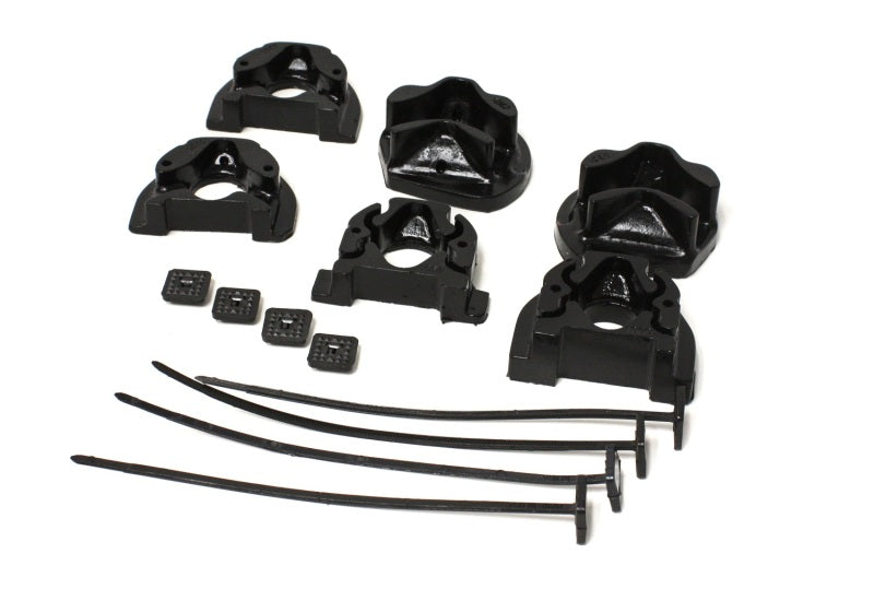 ES Motor Mounts - Black - Energy Suspension 92-00 Honda Civic (Except 99-00 Si) / 93-97 Del Sol Black Motor Mount Inserts (Man