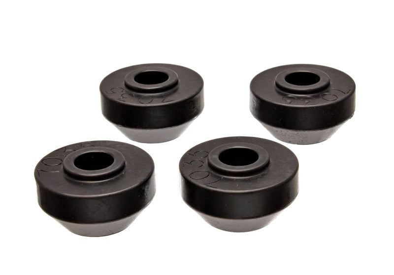 ES Strut Bushings - Black - Energy Suspension Dodge Van Strut Rod Bushings - Black