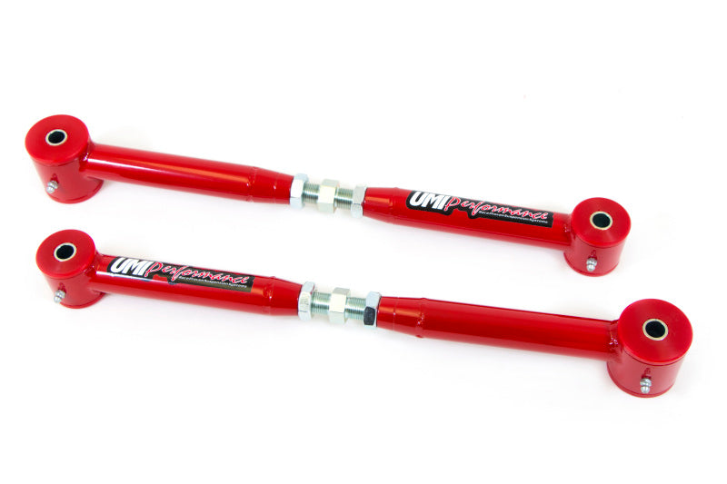 UMI Lower Control Arms - UMI Performance 05-14 Ford Mustang Adjustable Lower Control Arms w/ Polyurethane Bushings