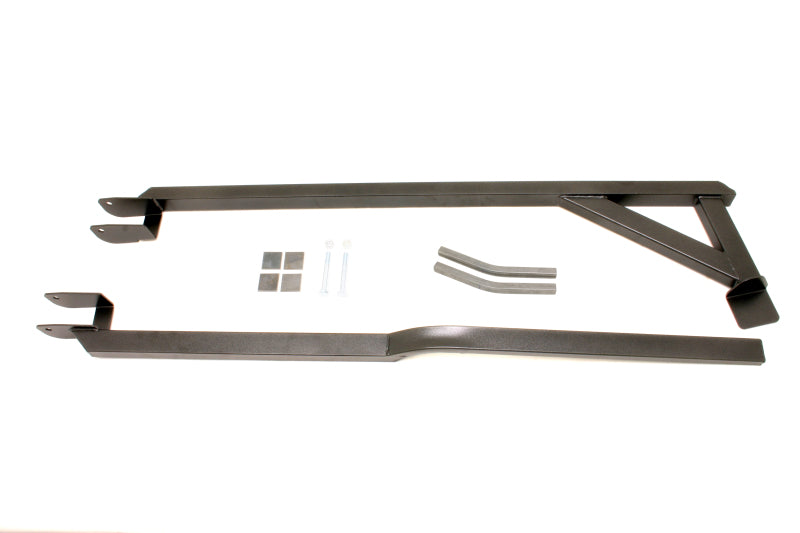 BMR Subframe Connectors - BMR 82-82 3rd Gen F-Body Weld-On Boxed Subframe Connector (Outside Frame Exhaust) - Black Hammertone