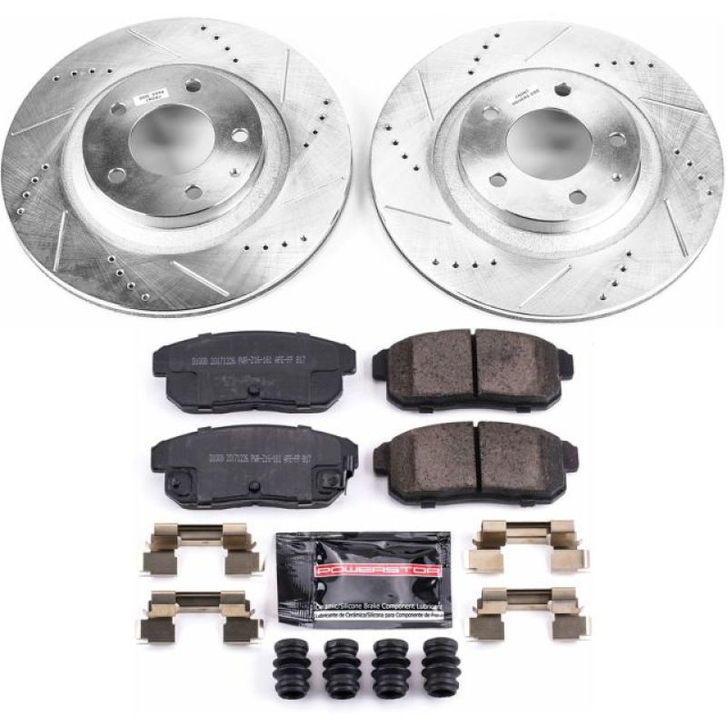PSB Z23 Evolution Kit - Power Stop 04-11 Mazda RX-8 Rear Z23 Evolution Sport Brake Kit