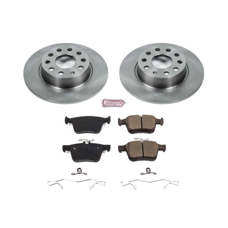 PSB Autospecialty Kit - Power Stop 15-18 Audi A3 Rear Autospecialty Brake Kit