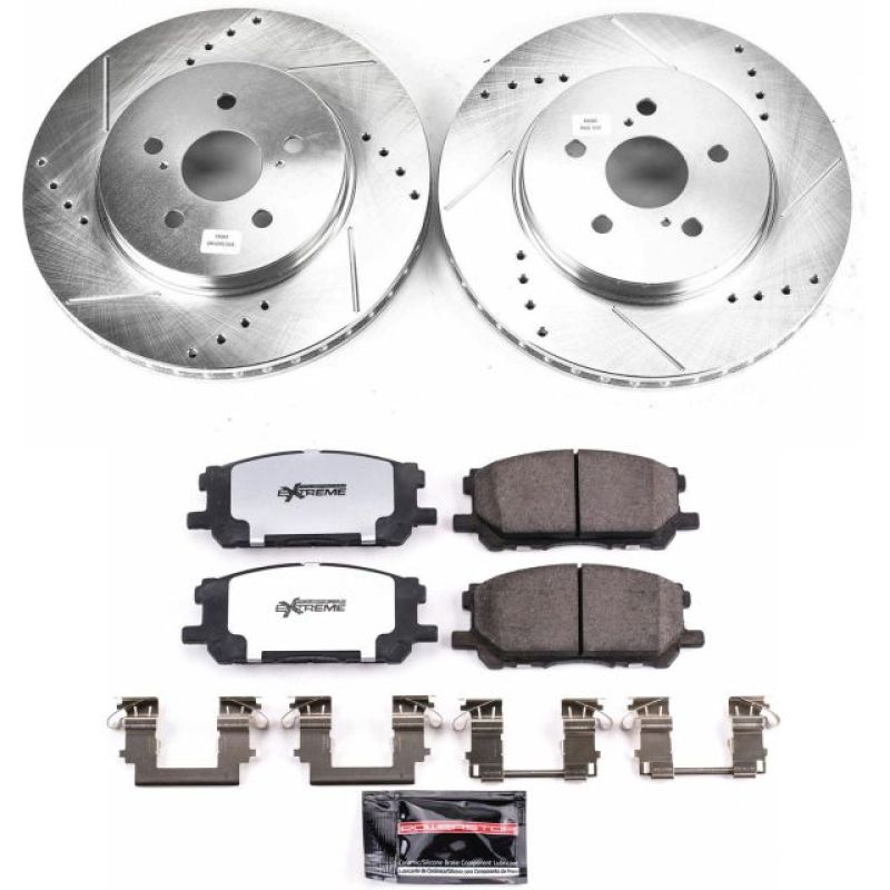 PSB Z36 Truck & Tow Kit - Power Stop 04-06 Lexus RX330 Front Z36 Truck & Tow Brake Kit