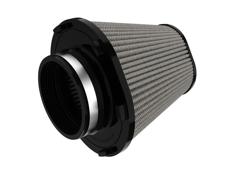 AFE Universal Pro Dry S Filter - aFe MagnumFORCE Intake Replace Air Filter w/PDS Media 4in F x 7.75x6.5in B x 4.75x3.5in T x 7in H