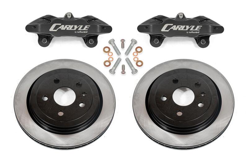 BMR Brake Kits for Conversions - Solid - BMR 97-04 Chevrolet Corvette C5 / 05-13 C6 Brake Kit For 15in Conversion Solid Rotors Black Calipers