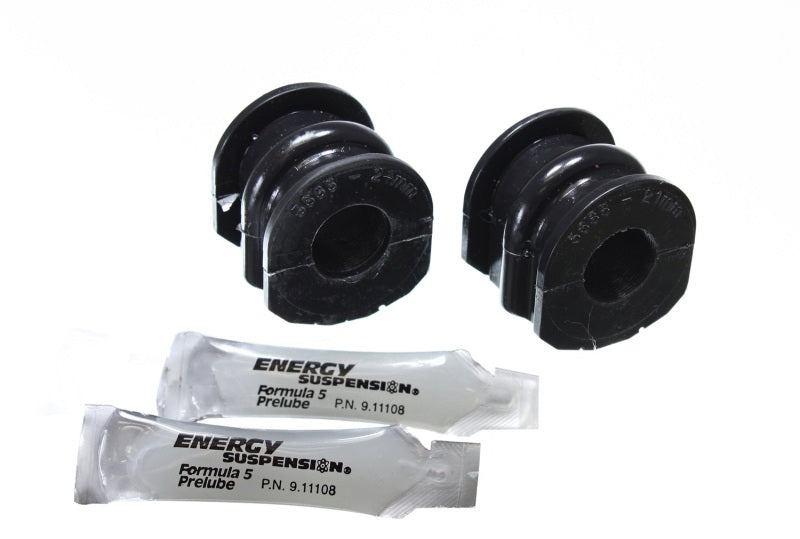 ES Sway Bar Bushings - Black - Energy Suspension 03-07 Infiniti G-35 Coupe RWD / 02-09 350Z Black 21mm Rear Sway Bar Frame Bushings
