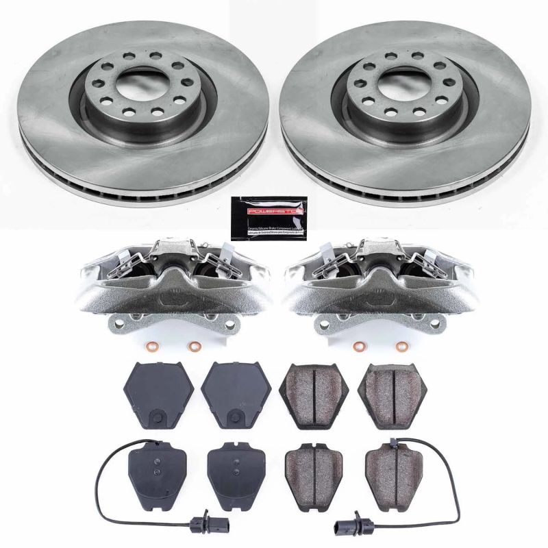 PSB Autospecialty Caliper - Power Stop 02-03 Audi S6 Front Autospecialty Kit w/Cals