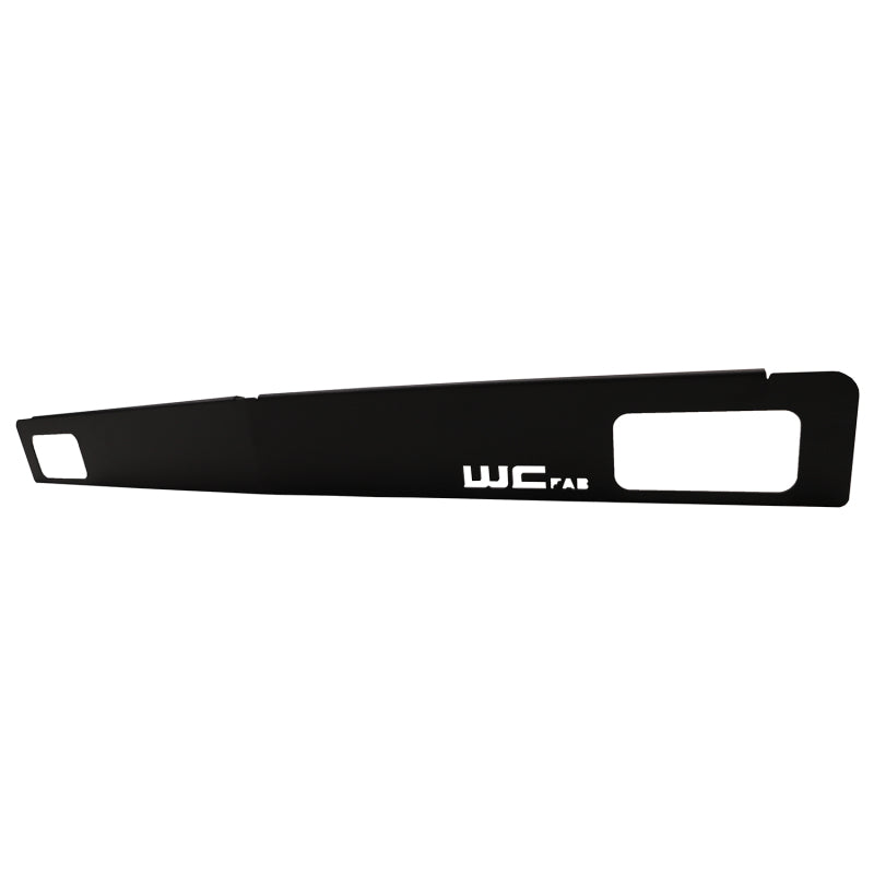 WCF Bumper Grilles - Wehrli 15-19 Chevrolet 2500/3500 Front Bumper Valance Filler Panel Kit w/Tow Hooks - Raw Finish