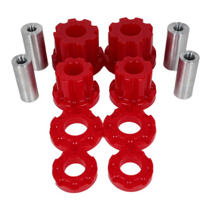 ES Subframe Bushings - Red - Energy Suspension 01-05 Lexus IS300 Rear Subframe Bushing Set - Red
