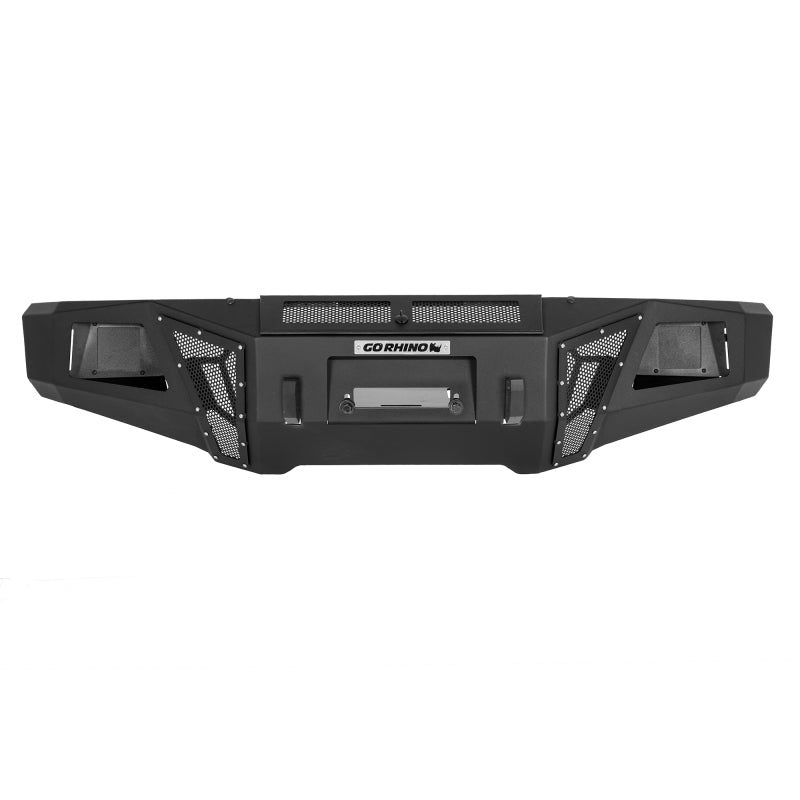 GOR BR11 Bumper - Go Rhino 17-22 Ford F-250/F-350 BR11 Front Bumper Replacement - Tex. Black