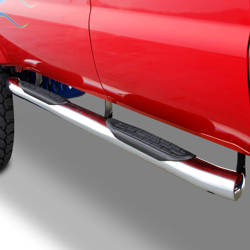 GOR Steps - 415 - SS - Go Rhino 15-19 Chevrolet/GMC Silverado/Sierra 2500/3500HD CC Diesel 415 Series SideSteps - Polished