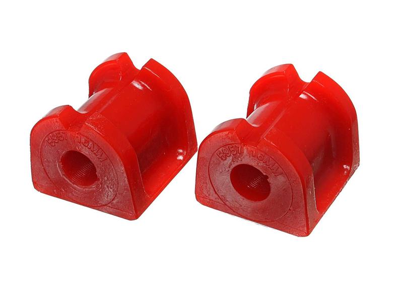 ES Sway Bar Bushings - Red - Energy Suspension 08-14 Subaru WRX Red 16mm Rear Sway Bar Bushing and End Link Set