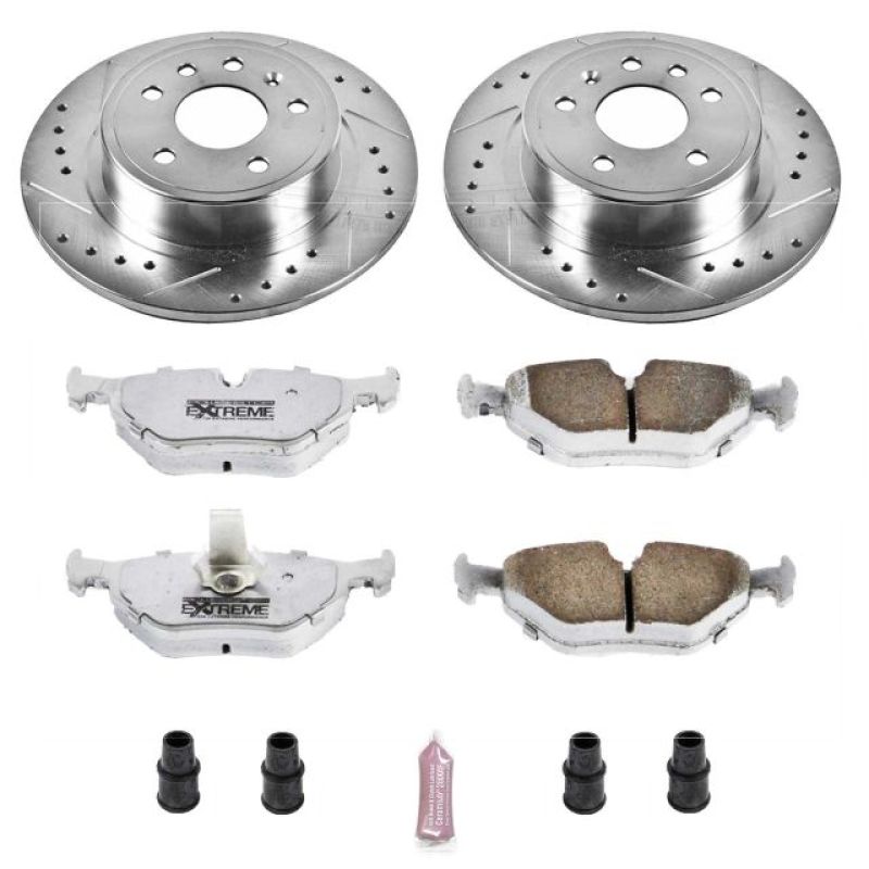 PSB Z26 Street Warrior Kit - Power Stop 99-10 Saab 9-5 Rear Z26 Street Warrior Brake Kit