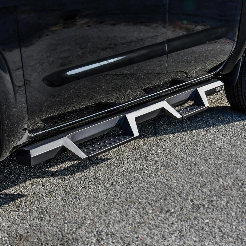 WES Nerf Bars - HDX Drop - Westin 2022 Nissan Frontier Crew Cab Pickup HDX Drop Nerf Step Bars - Textured Black