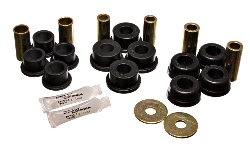 ES Cntrl Arm Bushings - Black - Energy Suspension 92-95 Toyota MR2 Black Rear Control Arm Bushing Set (includes Strut Bushings)