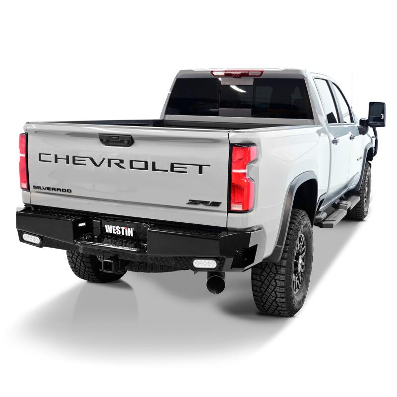 WES HDX Rear Bumpers - Westin 19-20 Chevy Silverado 1500 HDX Bandit Rear Bumper - Black