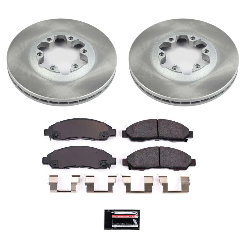 PSB Semi-Coated Rotor Kits - Power Stop 07-08 Isuzu i-370 Front Semi-Coated Rotor Kit