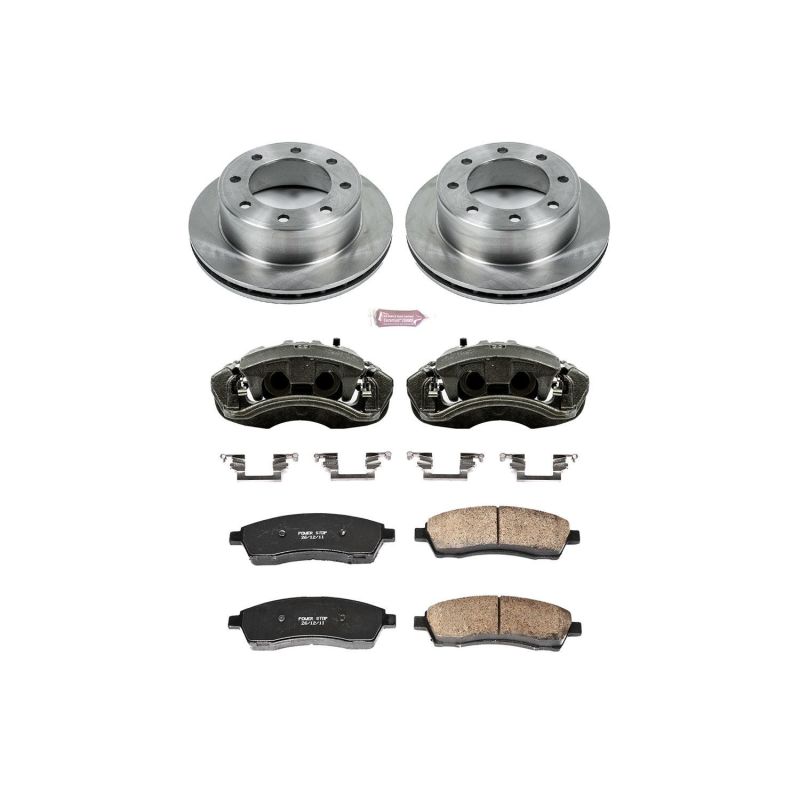 PSB Autospecialty Kit - Power Stop 00-04 Ford F-350 Super Duty Rear Autospecialty Kit w/Cals